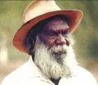 photo of an Australian Aborigine in European clothes